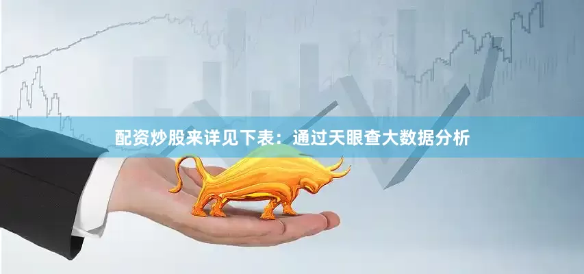 配资炒股来详见下表：通过天眼查大数据分析